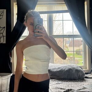 SYNDYS Roma Top in Ivory REVOLVE